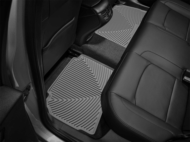 Chevrolet Malibu Floor Mats - Rear - WeatherTech - All-Weather Rubber - Grey - `16-`27