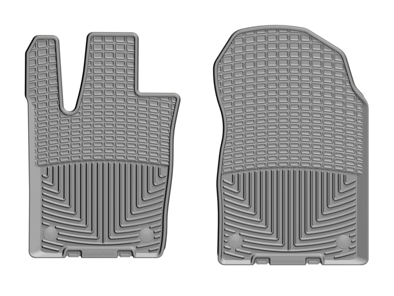 Dodge Durango Floor Mats - Front - WeatherTech - Rubber - Grey - `16-`27