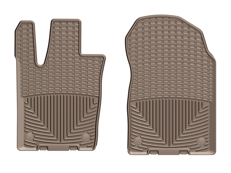 Jeep Grand Cherokee Floor Mats - Front - WeatherTech - Rubber - Tan - `16-`27 Jeep Grand Cherokee Floor Mats - Front - WeatherTech - Rubber - Tan - `16-`27