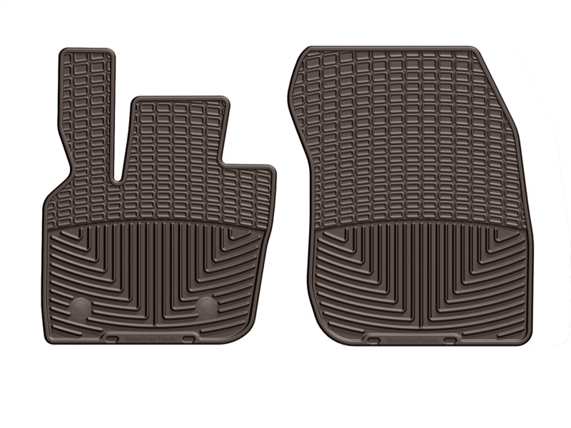 Ford Fusion Floor Mats - Front - WeatherTech - All-Weather Rubber - Cocoa - `17-`27