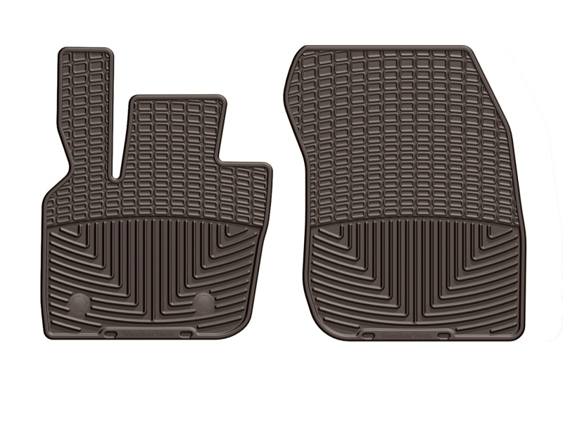 Ford Fusion Floor Mats - Front - WeatherTech - All-Weather Rubber - Cocoa - `17-`27