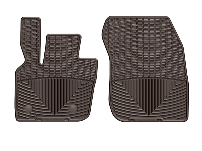 Ford Fusion Floor Mats - Front - WeatherTech - All-Weather Rubber - Cocoa - `17-`27