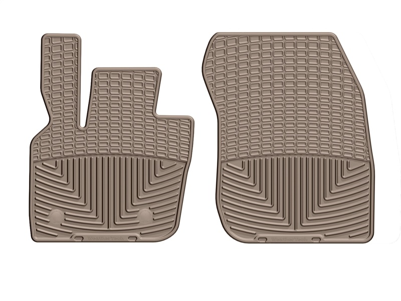 Ford Fusion Floor Mats - Front - WeatherTech - Rubber - Tan - `17-`27