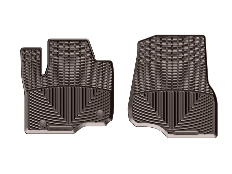 Ford F-550 Floor Mats - Front - WeatherTech - All-Weather - Cocoa - `17-`27