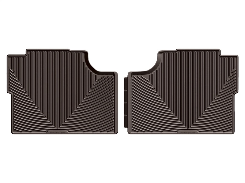 Ford F-250 Floor Mats - Rear - WeatherTech - All-Weather Rubber Mats - Cocoa - `17-`27