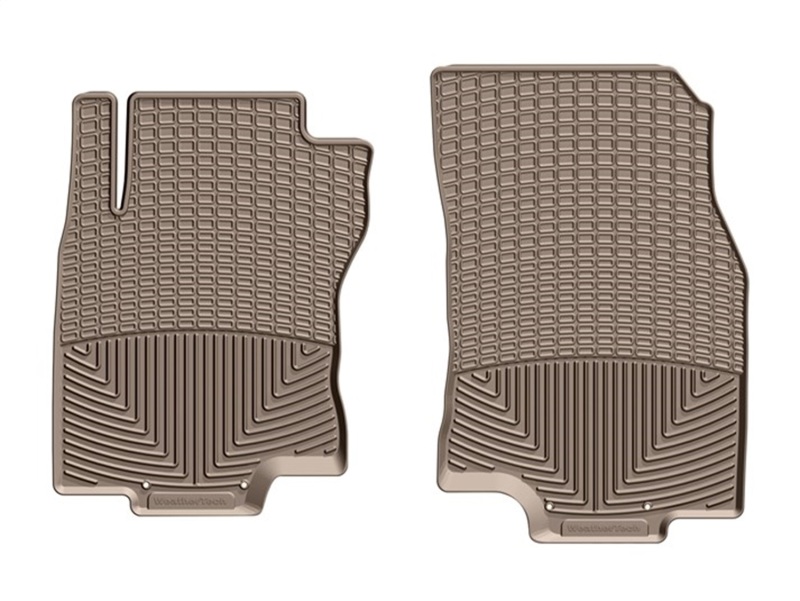 Nissan Rogue Rubber Floor Mats - Front - WeatherTech - All-Weather - Tan - `14-`27