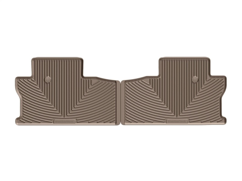 Honda Ridgeline Floor Mats - Rear - WeatherTech - Rubber - Tan - `17-`27