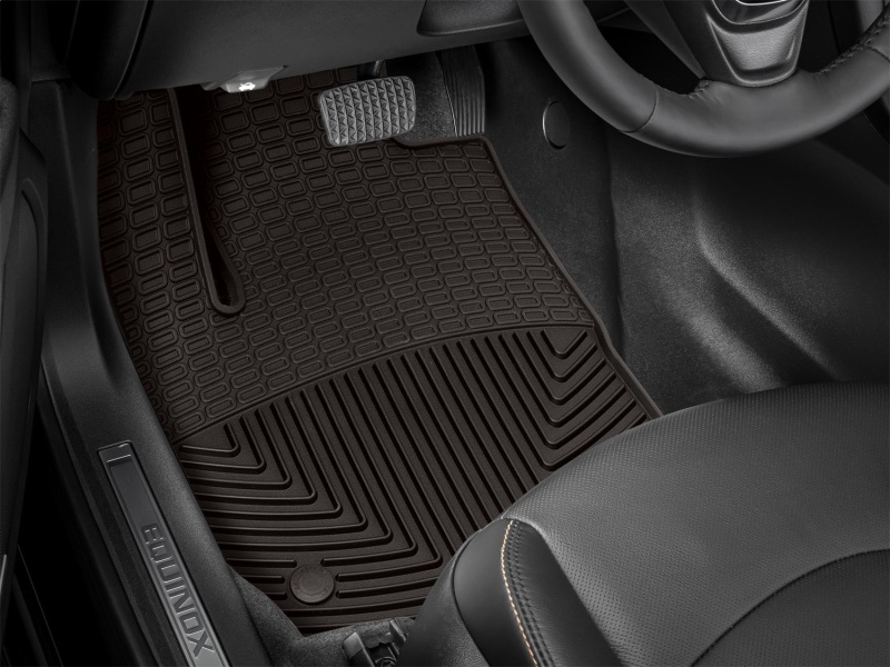Chevrolet Equinox Floor Mats - Front - WeatherTech - Rubber - Cocoa - `18-`27