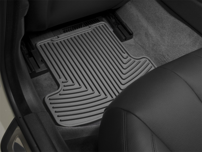 GMC Canyon Rubber Mats - Rear - WeatherTech - All-Weather - Black - `15-`27