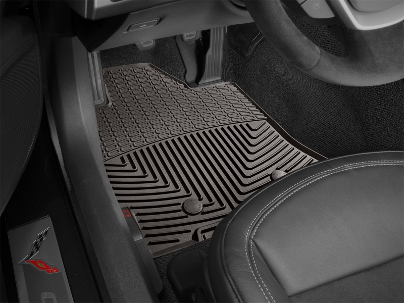Mercedes-Benz C-Class Sedan Floor Mats - Front - WeatherTech - Rubber - Cocoa - `15-`27 Mercedes-Benz C-Class Sedan Floor Mats - Front - WeatherTech - Rubber - Cocoa - `15-`27