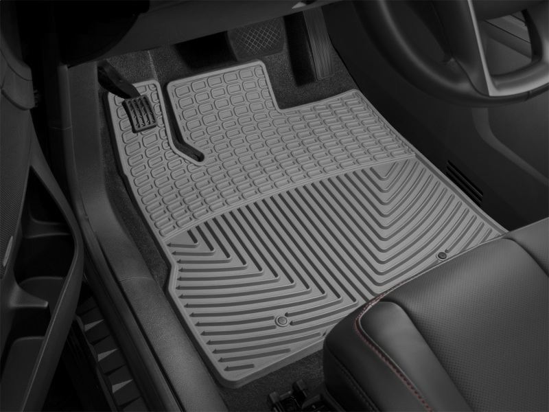 Mercedes-Benz C-Class Floor Mats - Front - WeatherTech - All-Weather - Grey - `15-`27 Mercedes-Benz C-Class Floor Mats - Front - WeatherTech - All-Weather - Grey - `15-`27
