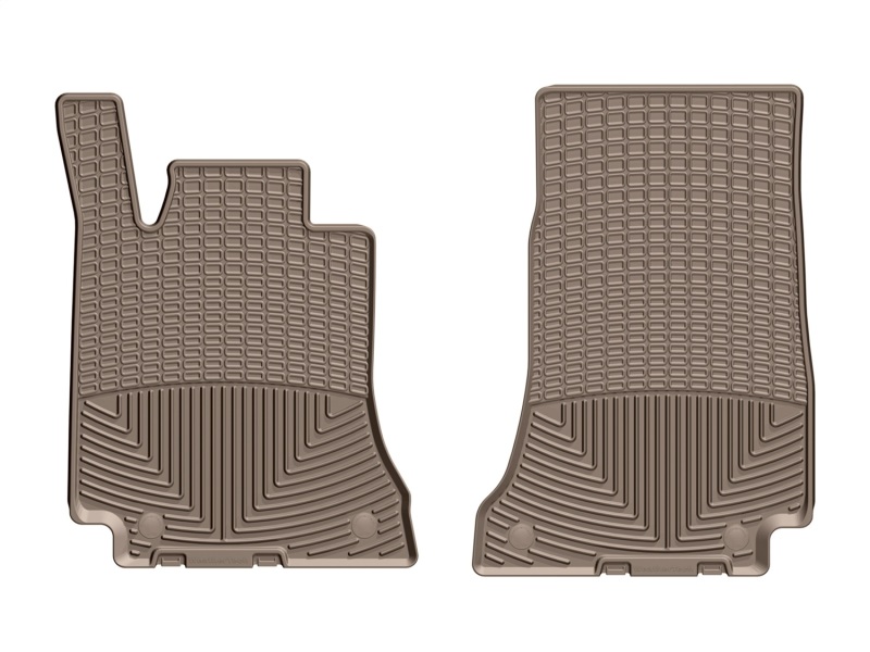 Mercedes-Benz C-Class Floor Mats - Front - WeatherTech - Rubber - Tan - `15-`27 Mercedes-Benz C-Class Floor Mats - Front - WeatherTech - Rubber - Tan - `15-`27