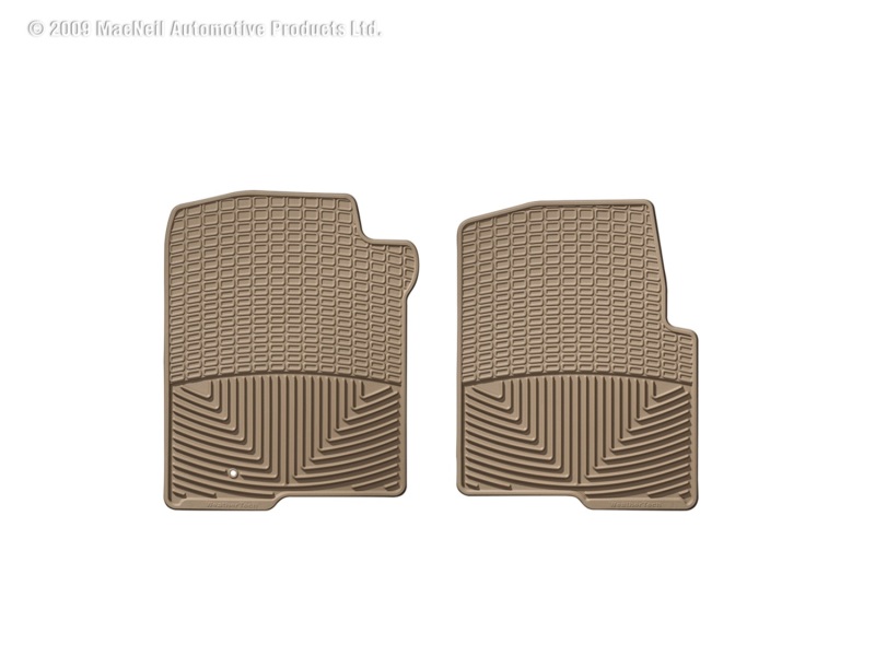 Ford F150 Rubber Floor Mats - Front - WeatherTech - All-Weather - Tan - `04-`08