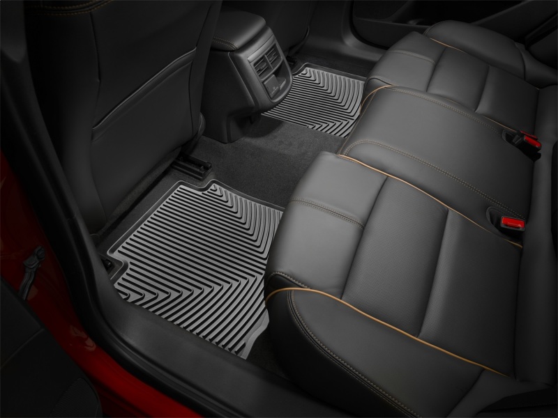 Mercedes-Benz E-Class Floor Mats - Rear - WeatherTech - Rubber - Black - `17-`27 Mercedes-Benz E-Class Floor Mats - Rear - WeatherTech - Rubber - Black - `17-`27
