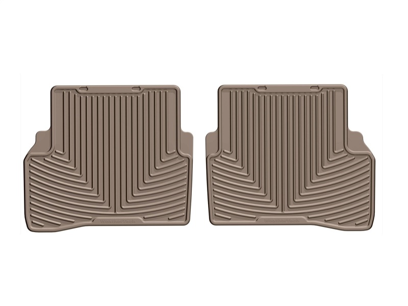 Mercedes-Benz E-Class Floor Mats - Rear - WeatherTech - All-Weather Rubber - Tan - `17-`27 Mercedes-Benz E-Class Floor Mats - Rear - WeatherTech - All-Weather Rubber - Tan - `17-`27