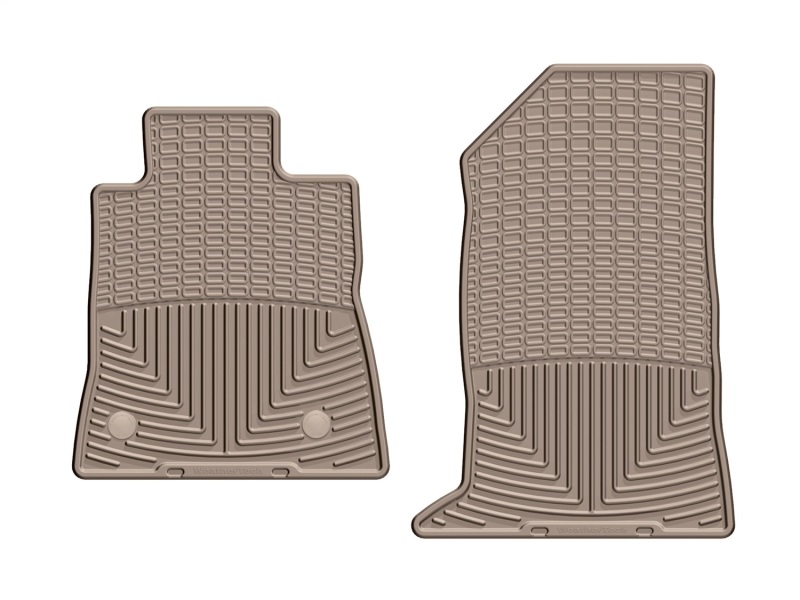 Chevrolet Camaro Rubber Mats - Front - WeatherTech - Tan - `16-`27 Chevrolet Camaro Rubber Mats - Front - WeatherTech - Tan - `16-`27
