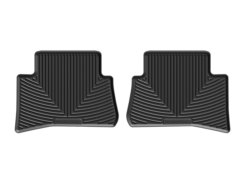 Toyota C-HR Floor Mats - Rear - WeatherTech - All-Weather Rubber - Black - `18-`27