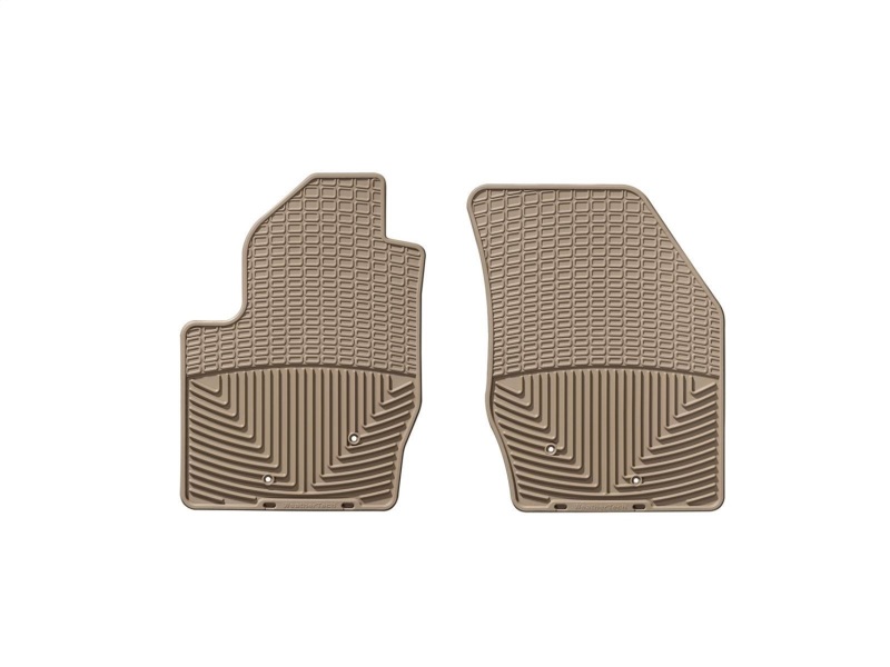Volvo XC90 Rubber Floor Mats - Front - WeatherTech - All-Weather - Tan - `03-`13
