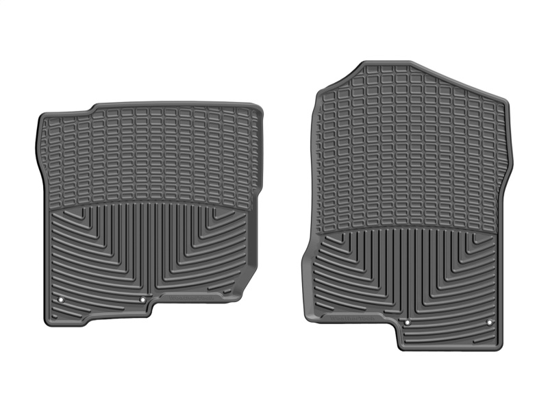 Nissan Titan Rubber Mats - Front - WeatherTech - Black - `17-`27
