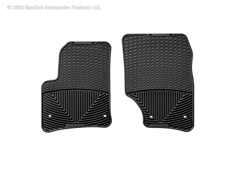 Porsche Cayenne Floor Mats - Front - WeatherTech - Rubber - Black - `03-`10