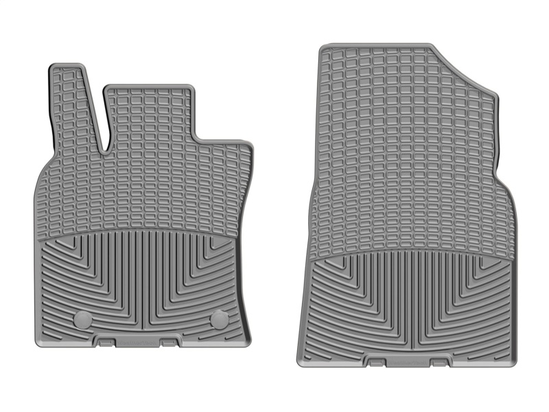 Toyota Camry Floor Mats - Front - WeatherTech - All-Weather Rubber Mats - Gray - `18-`27