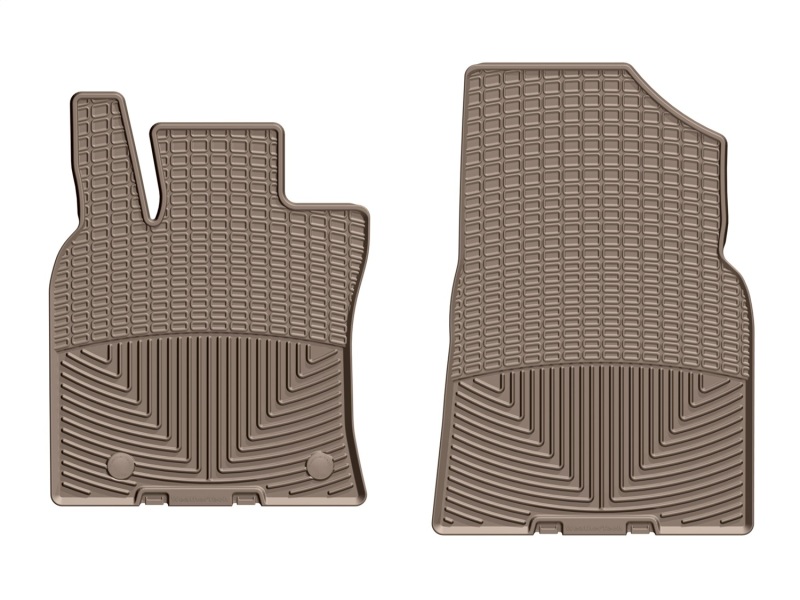 Toyota Camry Floor Mats - Front - WeatherTech - Rubber - Tan - `18-`27