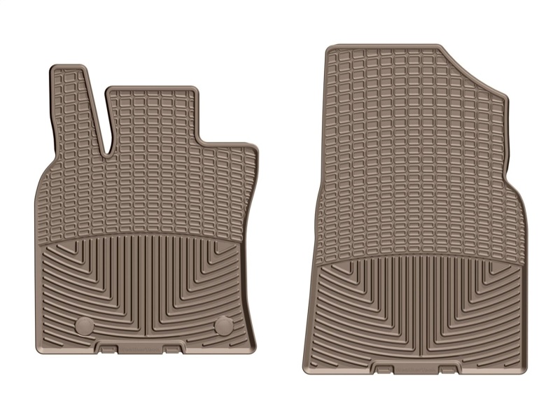 Toyota Camry Floor Mats - Front - WeatherTech - Rubber - Tan - `18-`27