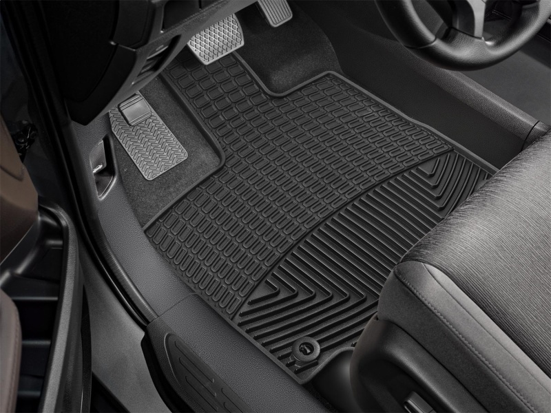 Honda Odyssey Floor Mats - Front - WeatherTech - Rubber - Black - `18-`27