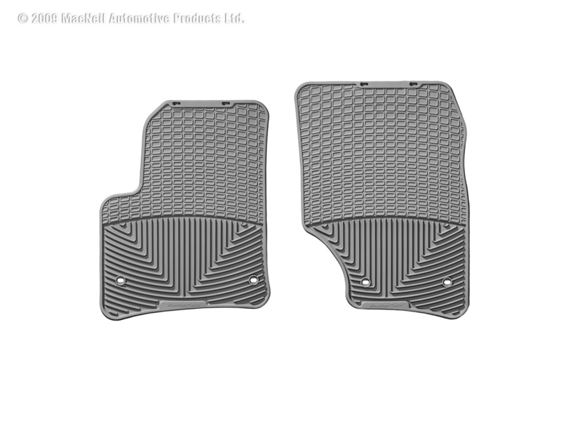 Porsche Cayenne Rubber Mats - Front - WeatherTech - All-Weather - Grey - `03-`10