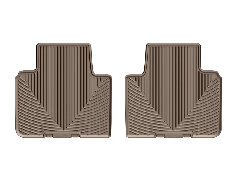 Honda Accord Floor Mats - Rear - WeatherTech - All-Weather Rubber - Tan - `18-`27
