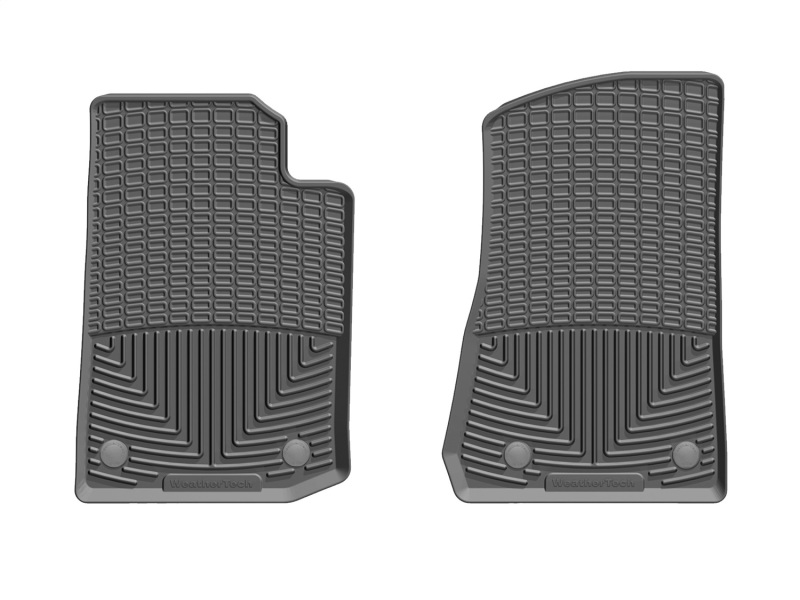Jeep Gladiator Floor Mats - Front - WeatherTech - Rubber - Black - `20-`27 Jeep Gladiator Floor Mats - Front - WeatherTech - Rubber - Black - `20-`27