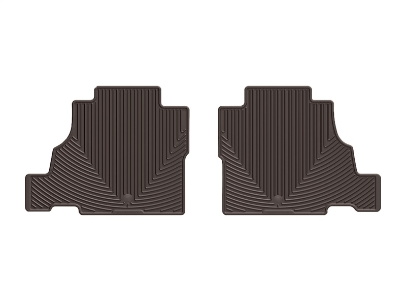 Lincoln Navigator Floor Mats - Rear - WeatherTech - Rubber - Cocoa - `18-`27