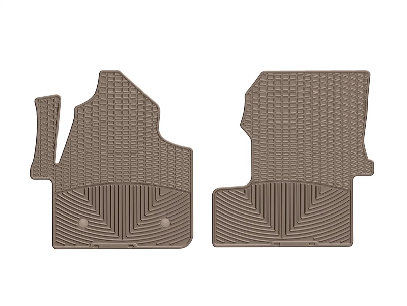 Mercedes-Benz Sprinter Rubber Floor Mats - Front - WeatherTech - Tan - `07-`18 Mercedes-Benz Sprinter Rubber Floor Mats - Front - WeatherTech - Tan - `07-`18