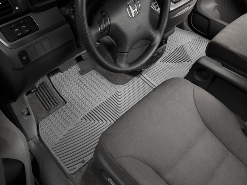 Honda Odyssey Floor Mats - Front - WeatherTech - Rubber - Grey - `05-`10