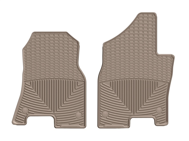 Dodge Ram Truck 1500 Floor Mats - Front - WeatherTech - Rubber - Tan - `19-`27