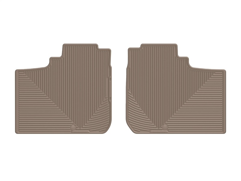 Dodge Ram Truck 1500 Rubber Mats - Rear - WeatherTech - Tan - `19-`27