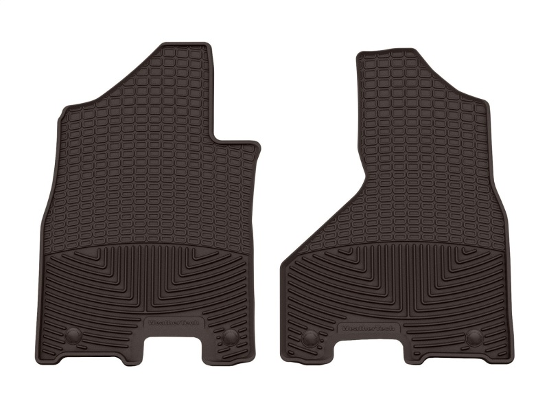Dodge Ram Truck 3500 Floor Mats - Front - WeatherTech - All-Weather Floor Mats - Cocoa - `19-`27