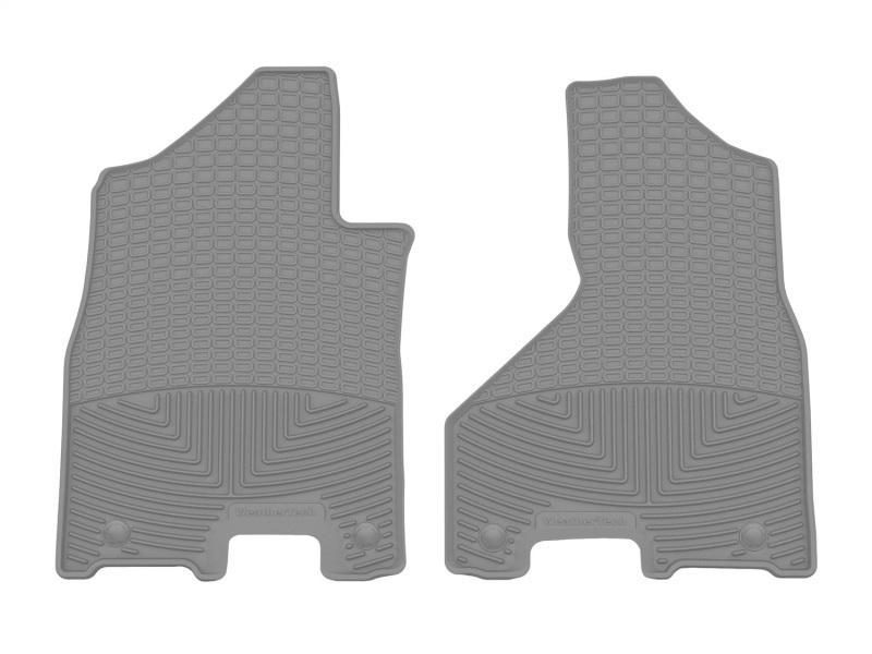 RAM 3500 Floor Mats - Front - WeatherTech - Rubber - Grey - `19-`27