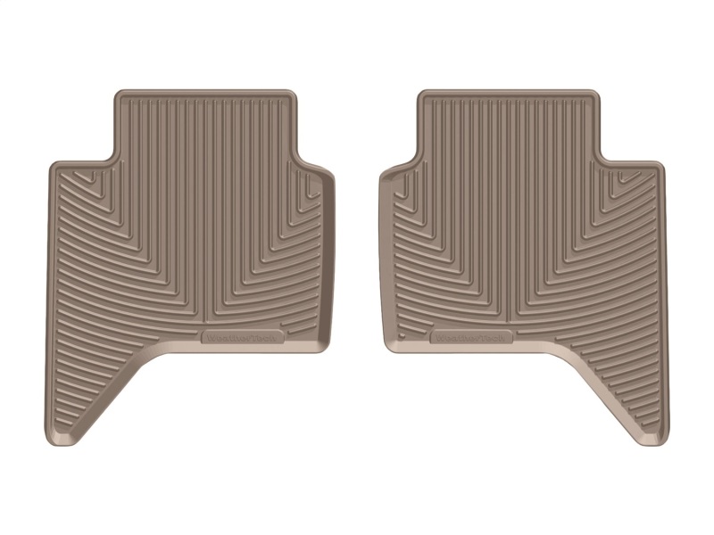 Ford Ranger Floor Mats - Rear - WeatherTech - All-Weather - Black - `19-`25
