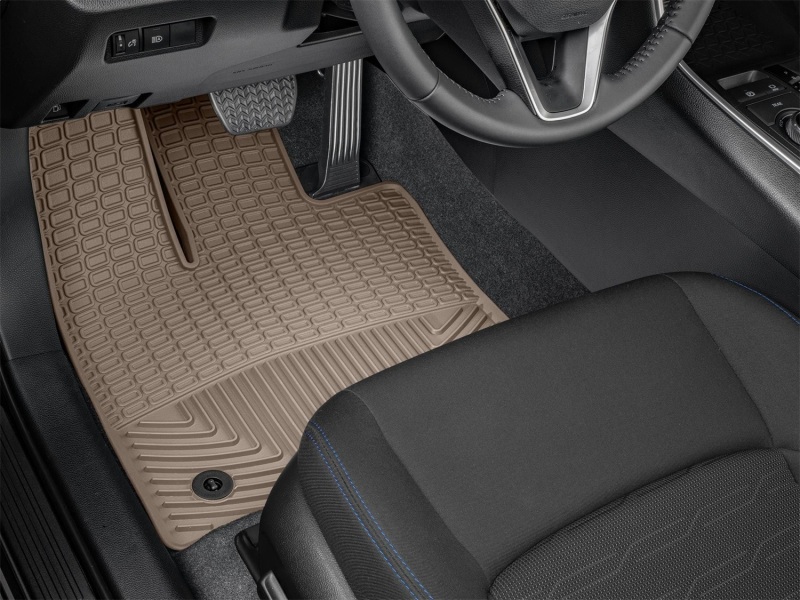 Toyota Venza Floor Mats - Front - WeatherTech - All-Weather - Tan - `21-`27