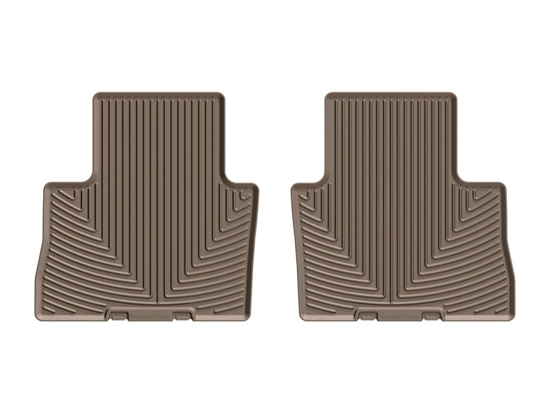 Toyota Rav4 Rubber Floor Mats - Rear - WeatherTech - All-Weather - Tan - `19-`27