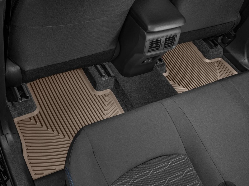 Toyota Rav4 Rubber Floor Mats - Rear - WeatherTech - All-Weather - Tan - `19-`27