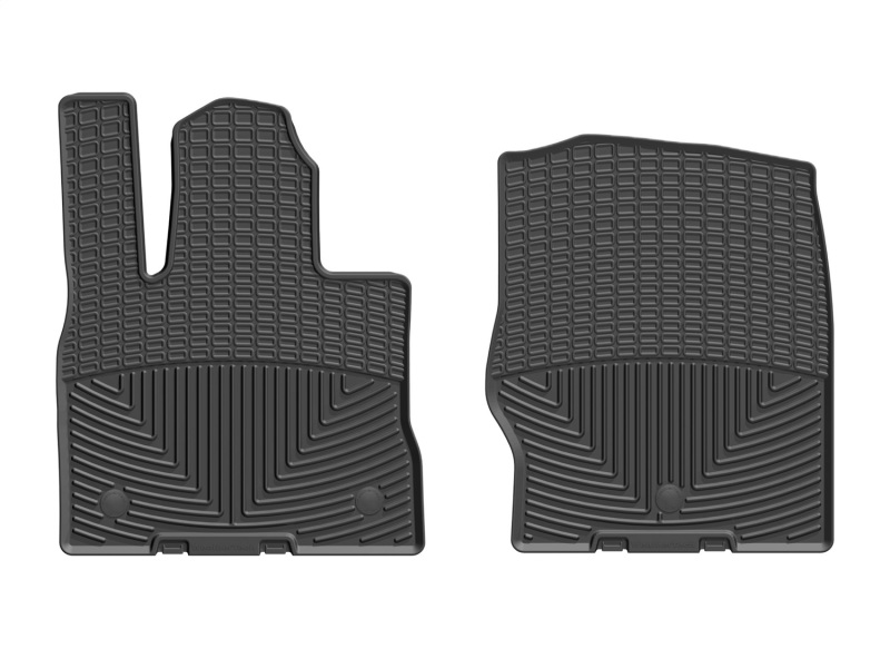 Ford Explorer Floor Mats - Front - WeatherTech - All-Weather Rubber - Black - `20-`27 Ford Explorer Floor Mats - Front - WeatherTech - All-Weather Rubber - Black - `20-`27