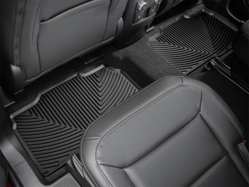 Ford Explorer Floor Mats - Rear - WeatherTech - Rubber, All-Weather - Black - `20-`27