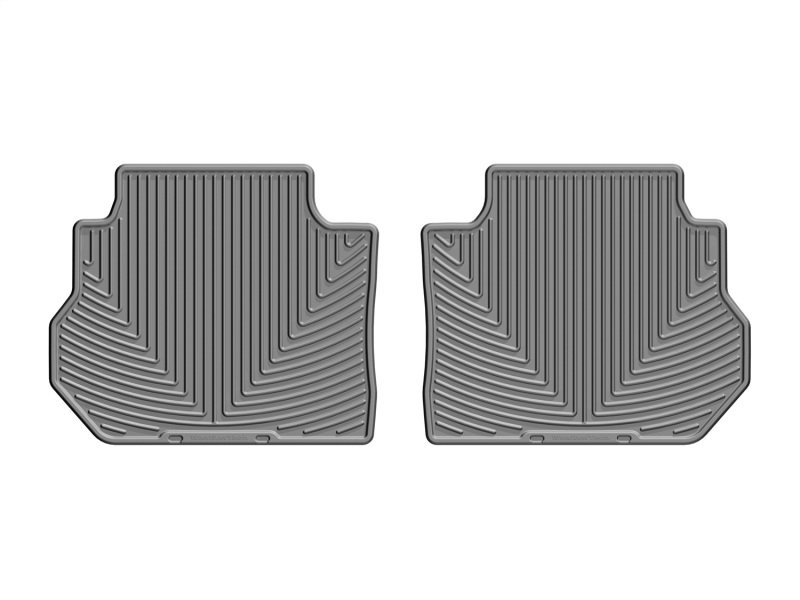 GMC Acadia Denali Floor Mats - Rear - WeatherTech - All-Weather Rubber - Grey - `17-`27