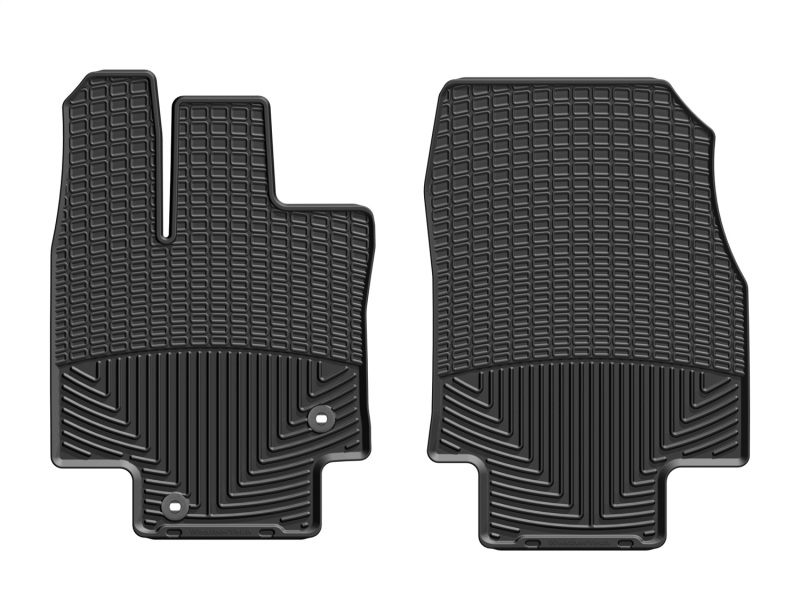 Toyota Highlander Floor Mats - Front - WeatherTech - Rubber - Black - `19-`27