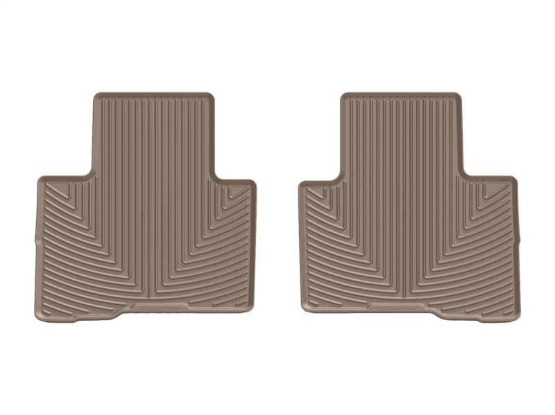 Toyota Highlander Rear Floor Mats - WeatherTech - Rubber - Tan - `20-`27