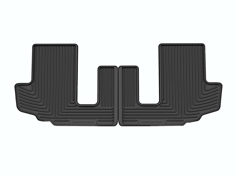 Toyota Highlander Floor Mats - Rear - WeatherTech - Rubber - Black - `20-`27