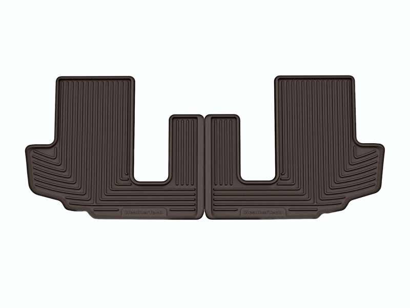 Toyota Highlander Rear Floor Mats - WeatherTech - All-Weather - Cocoa - `20-`27