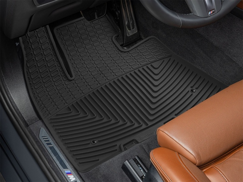 BMW X5 Floor Mats - Front - WeatherTech - All-Weather - Black - `19-`27